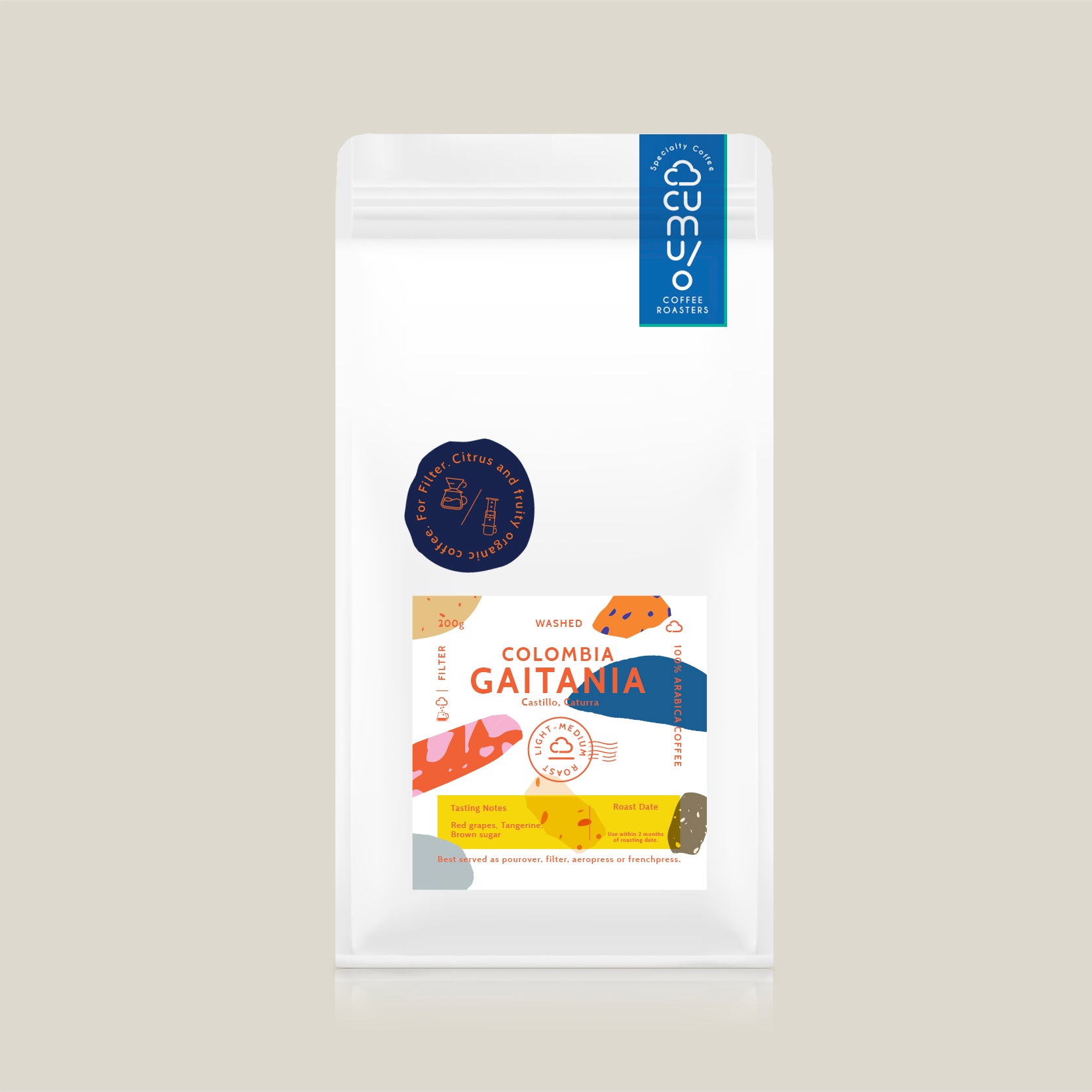 Colombia Tolima, Gaitania Washed 200g