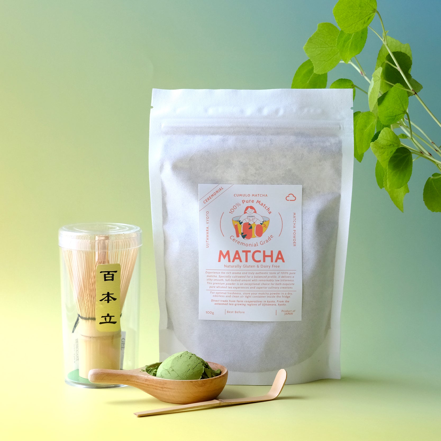Cumulo Ceremonial Grade 100% Pure Matcha 100g