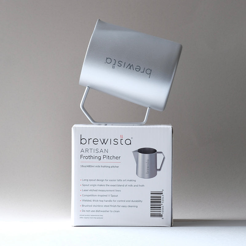 Brewista Precision Frothing Pitcher - Matte Silver
